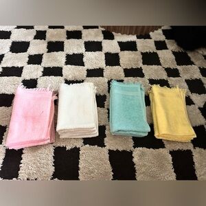 Vintage pastel Dundee towels 100% cotton, Made In USA 12pc